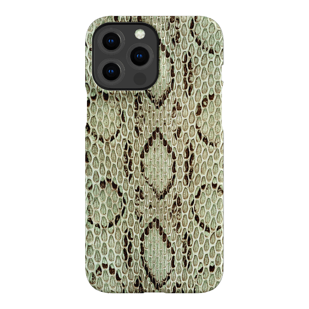 Pistachio Python Printed Phone Cases iPhone 13 Pro Max / Snap by The Dairy - The Dairy