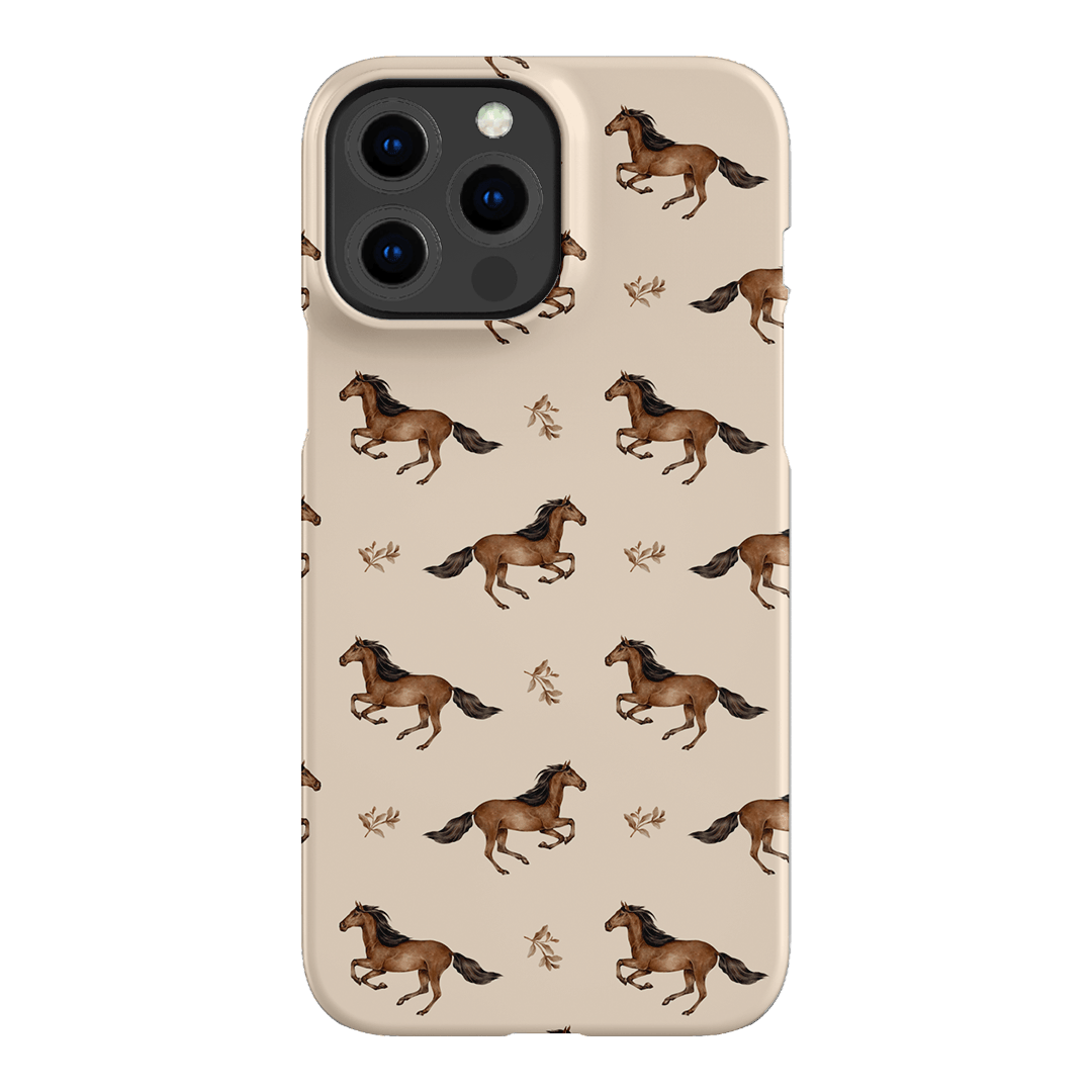 Running Horse Printed Phone Cases iPhone 13 Pro Max / Snap by Kasiags Art - The Dairy