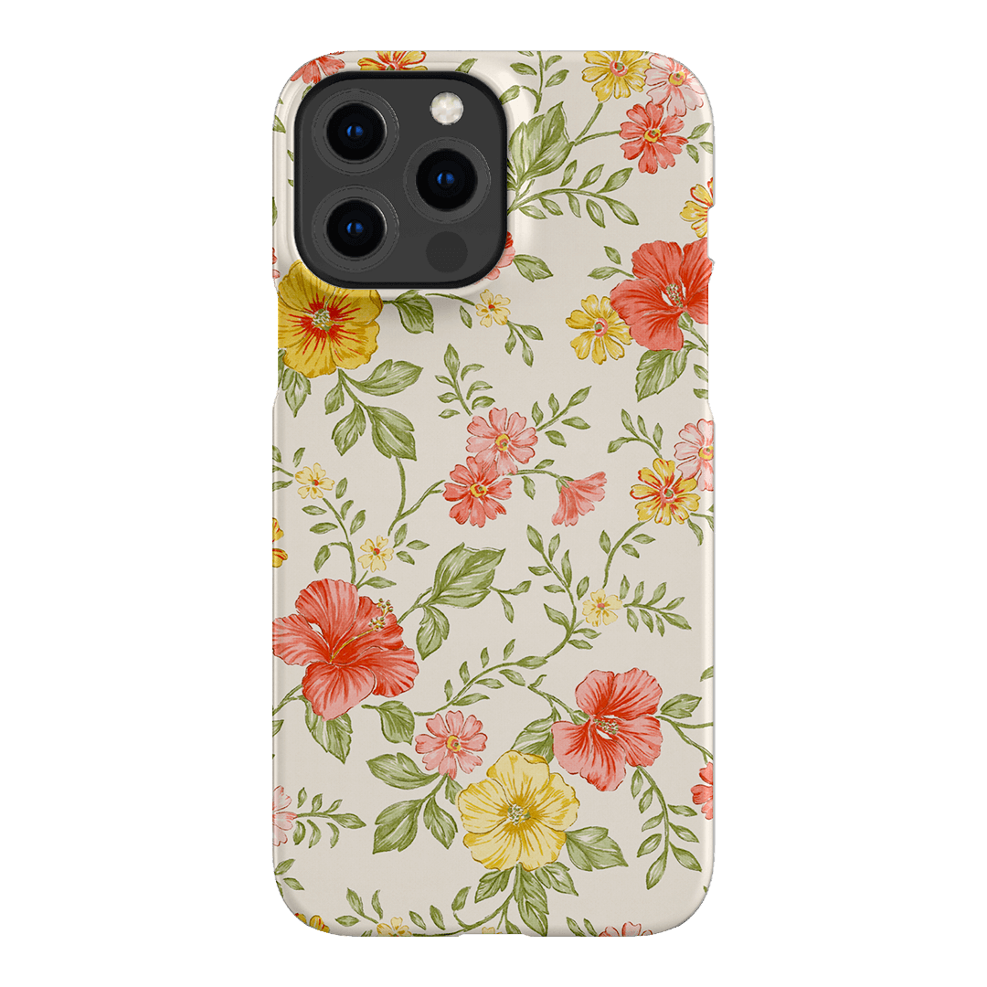 Hibiscus Printed Phone Cases iPhone 13 Pro Max / Snap by Oak Meadow - The Dairy