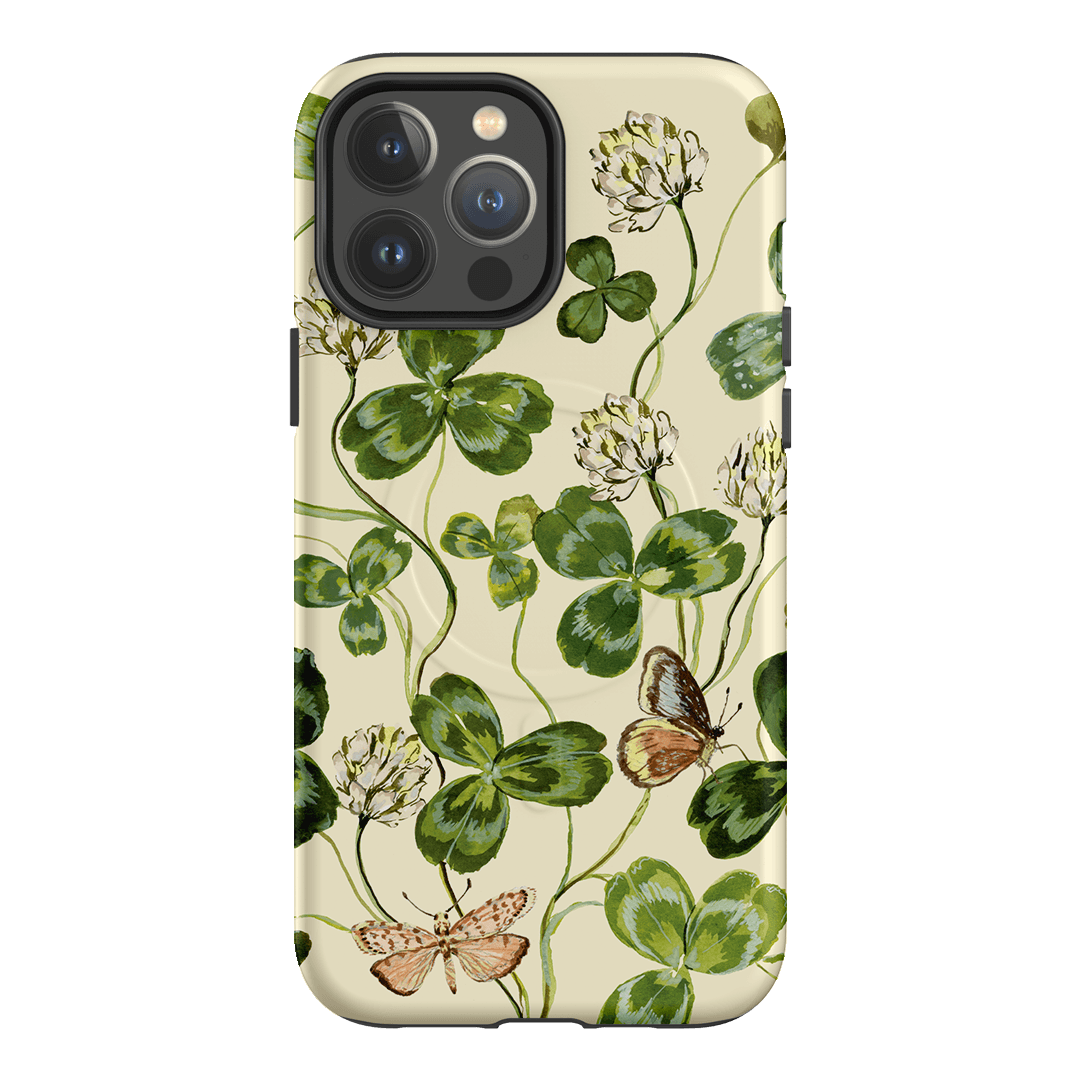 Clover & Butterflies Printed Phone Cases iPhone 13 Pro Max / Armoured MagSafe by Ellie Mae - The Dairy