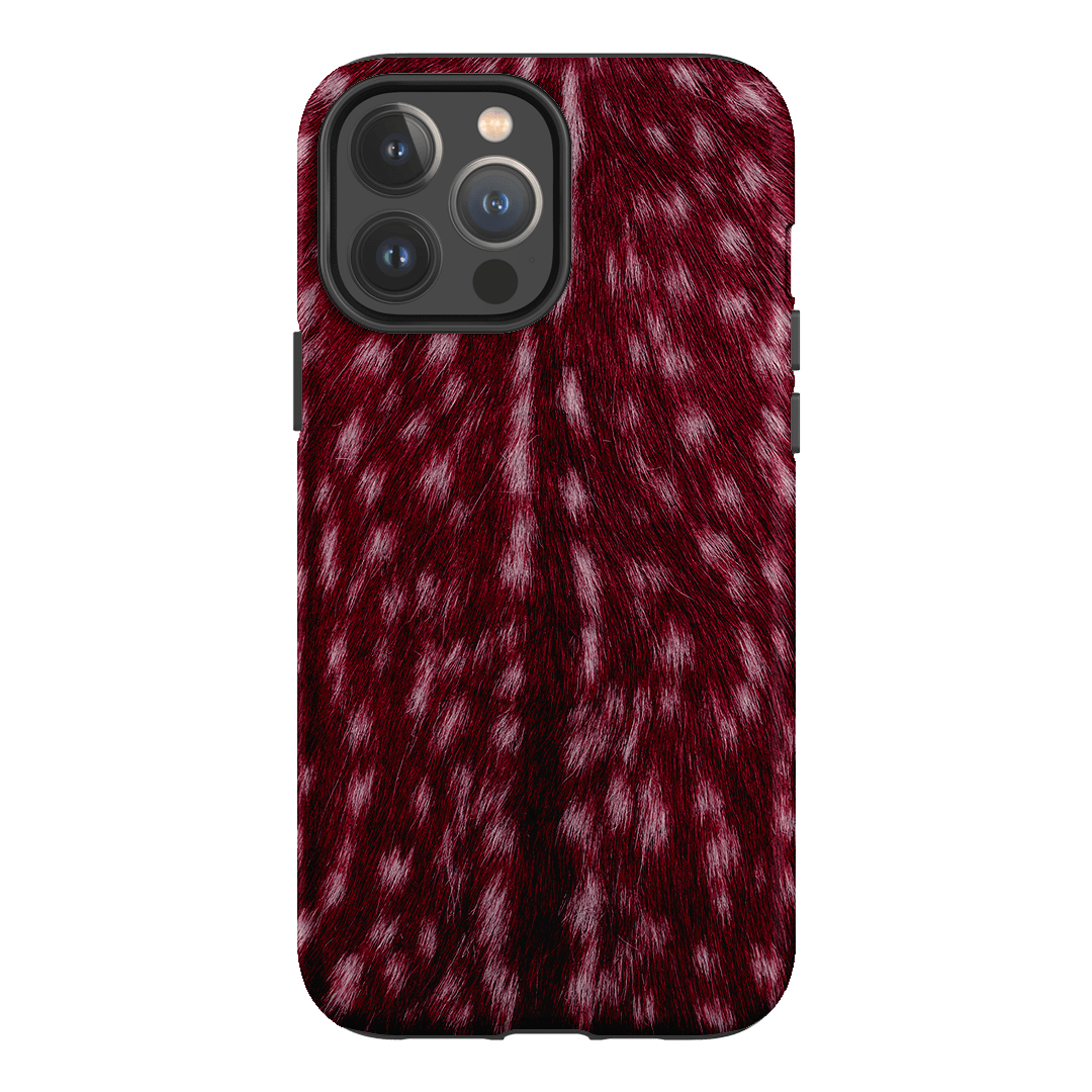 Fawn Burgundy Printed Phone Cases iPhone 13 Pro Max / Armoured MagSafe by The Dairy - The Dairy