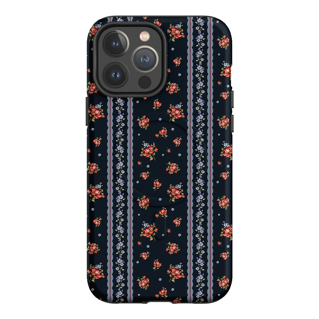 Midnight Stripe Printed Phone Cases iPhone 13 Pro Max / Armoured MagSafe by Kasiags Art - The Dairy