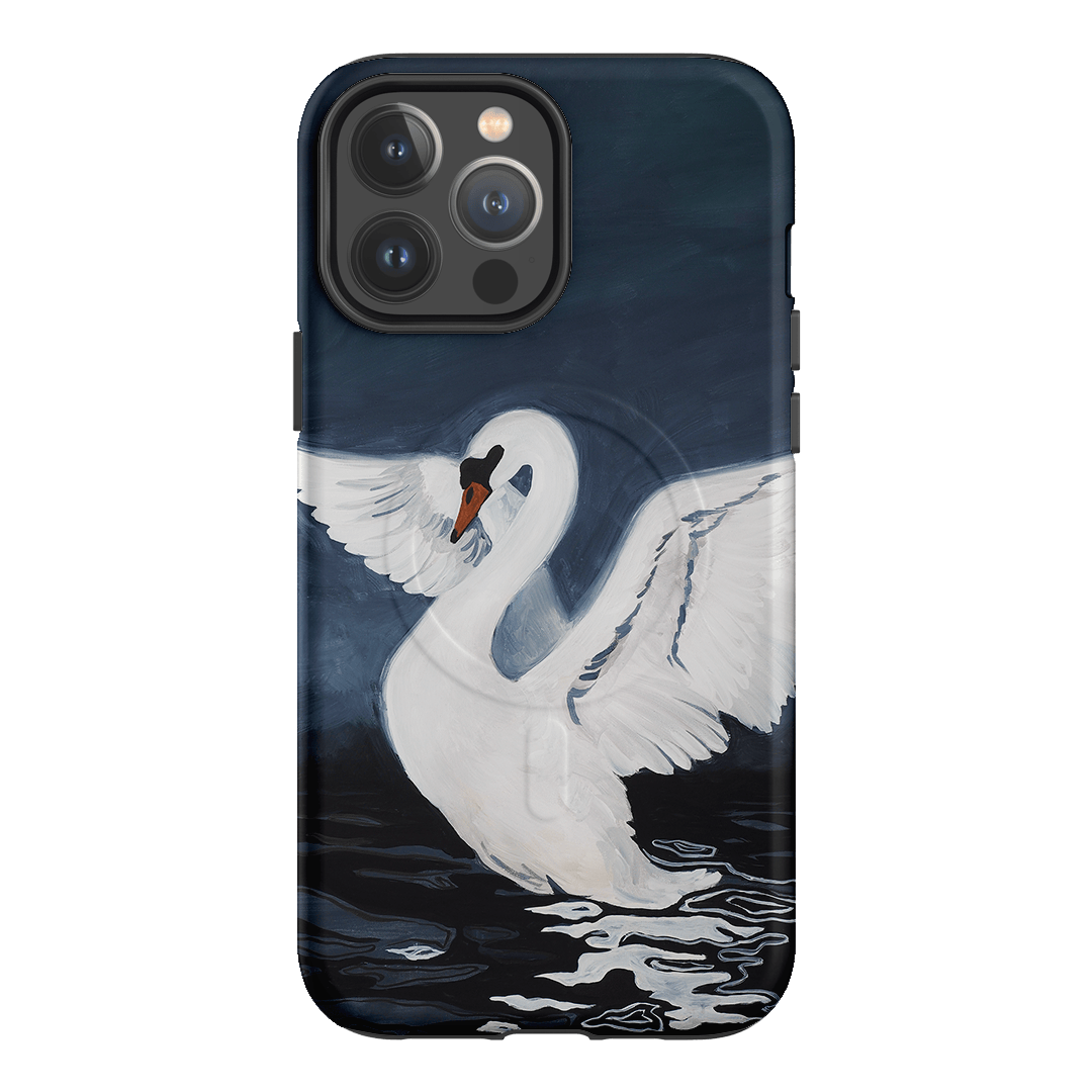 Midnight Swan Printed Phone Cases iPhone 13 Pro Max / Armoured MagSafe by Lisa Hu - The Dairy