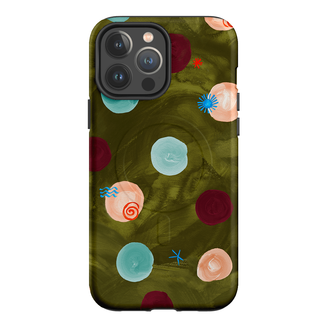Olive Spot Printed Phone Cases iPhone 13 Pro Max / Armoured MagSafe by Charlie Taylor - The Dairy