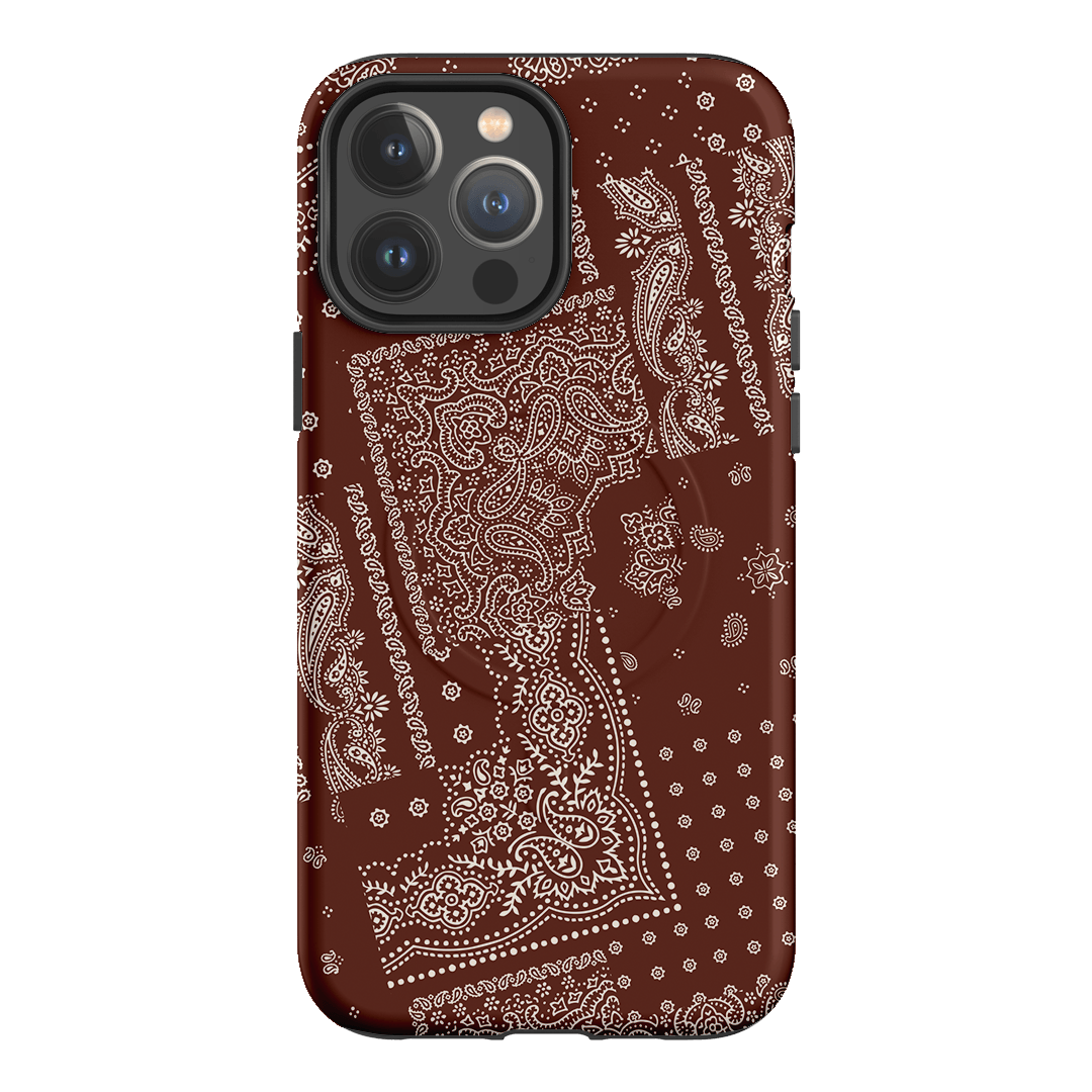 Paisley Cinnamon Printed Phone Cases iPhone 13 Pro Max / Armoured MagSafe by The Dairy - The Dairy