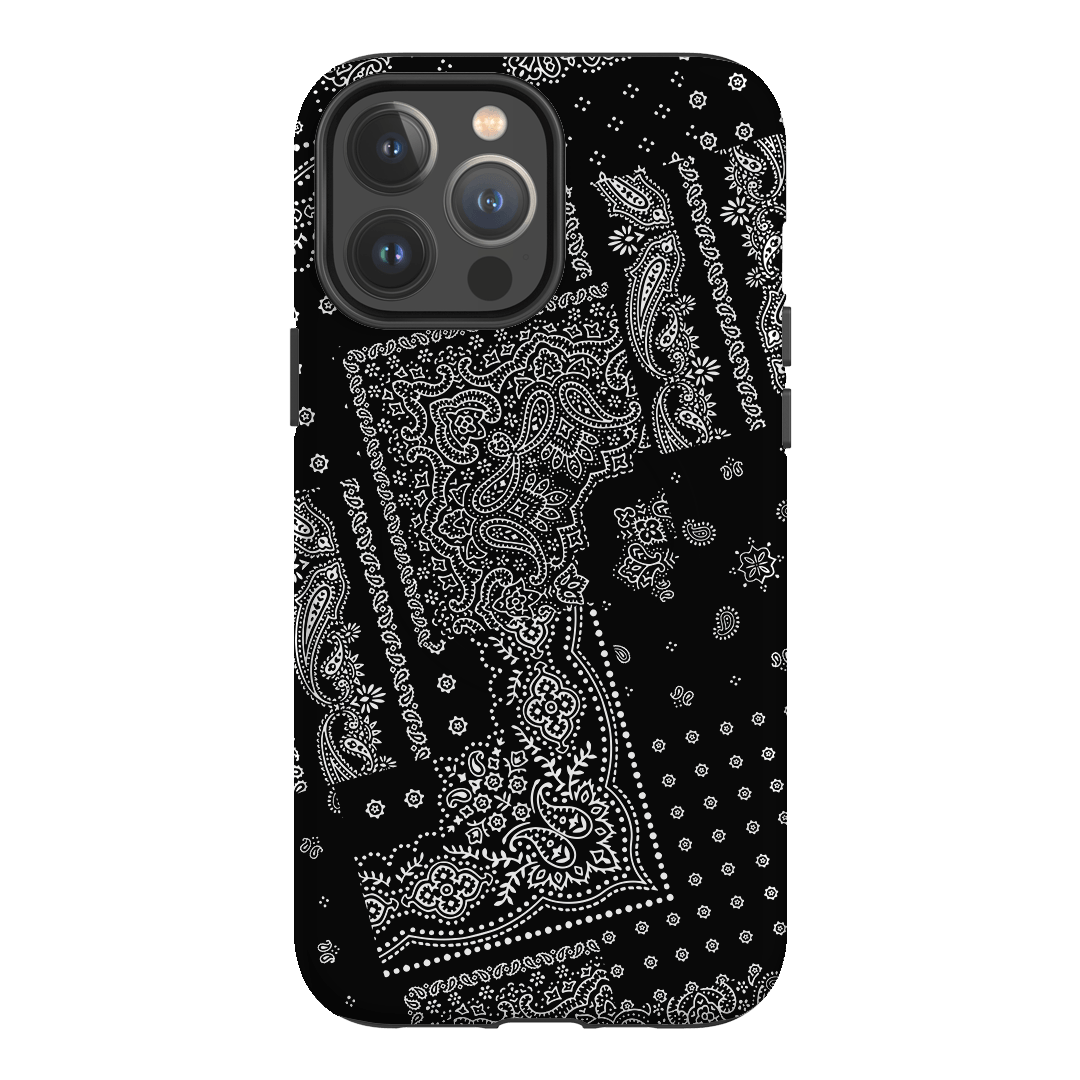Paisley Noir Printed Phone Cases iPhone 13 Pro Max / Armoured MagSafe by The Dairy - The Dairy