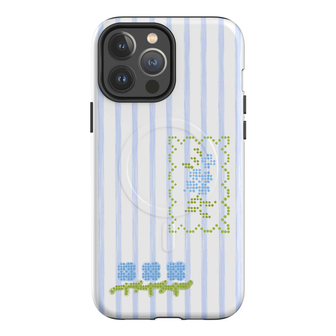 Patchwork Blue Printed Phone Cases iPhone 13 Pro Max / Armoured MagSafe by Kayla Carr - The Dairy