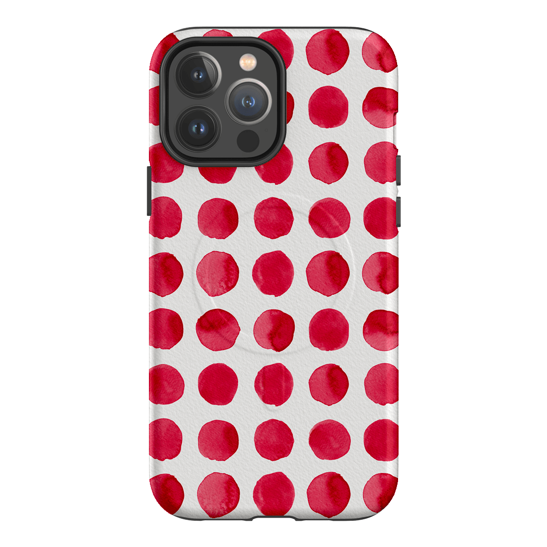 Spots in Red Printed Phone Cases by The Dairy - The Dairy