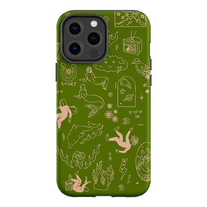 Easty Flash Green Printed Phone Cases iPhone 13 Pro Max / Armoured by Easty Beasty - The Dairy