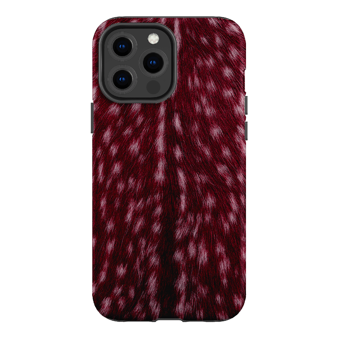 Fawn Burgundy Printed Phone Cases iPhone 13 Pro Max / Armoured by The Dairy - The Dairy
