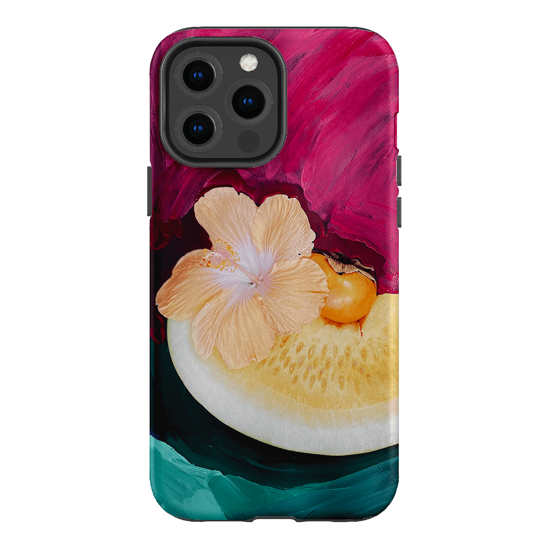 Hibiscus Melon Printed Phone Cases iPhone 13 Pro Max / Armoured by Nicole Nelius - The Dairy