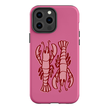 Lobster Love Pink Printed Phone Cases iPhone 13 Pro Max / Armoured by The Dairy - The Dairy