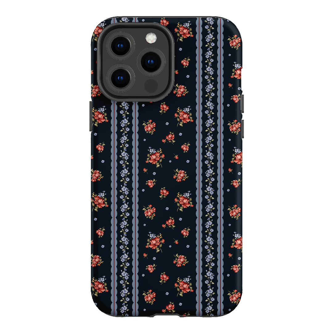 Midnight Stripe Printed Phone Cases iPhone 13 Pro Max / Armoured by Kasiags Art - The Dairy