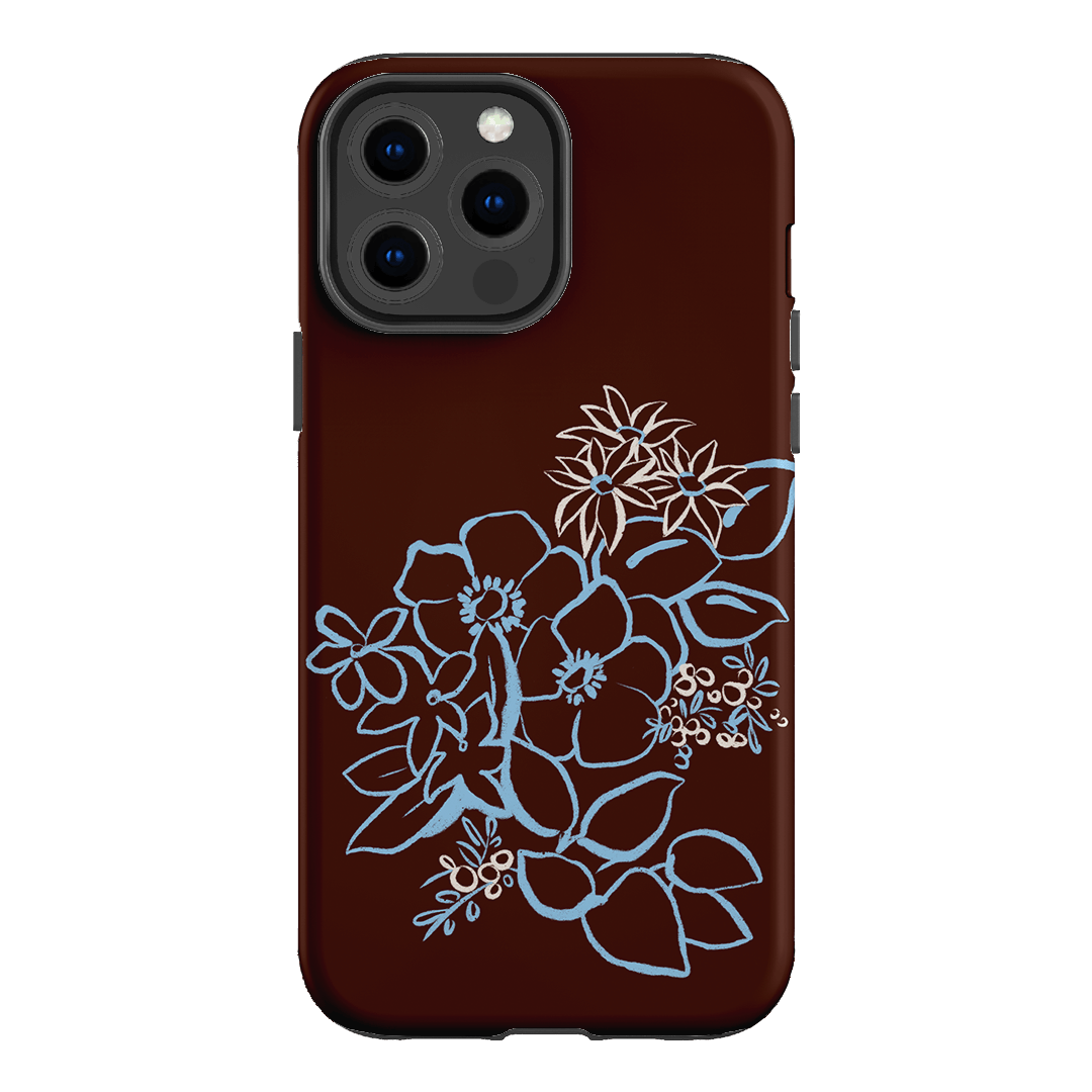 Mocha Posy Printed Phone Cases iPhone 13 Pro Max / Armoured by Typoflora - The Dairy
