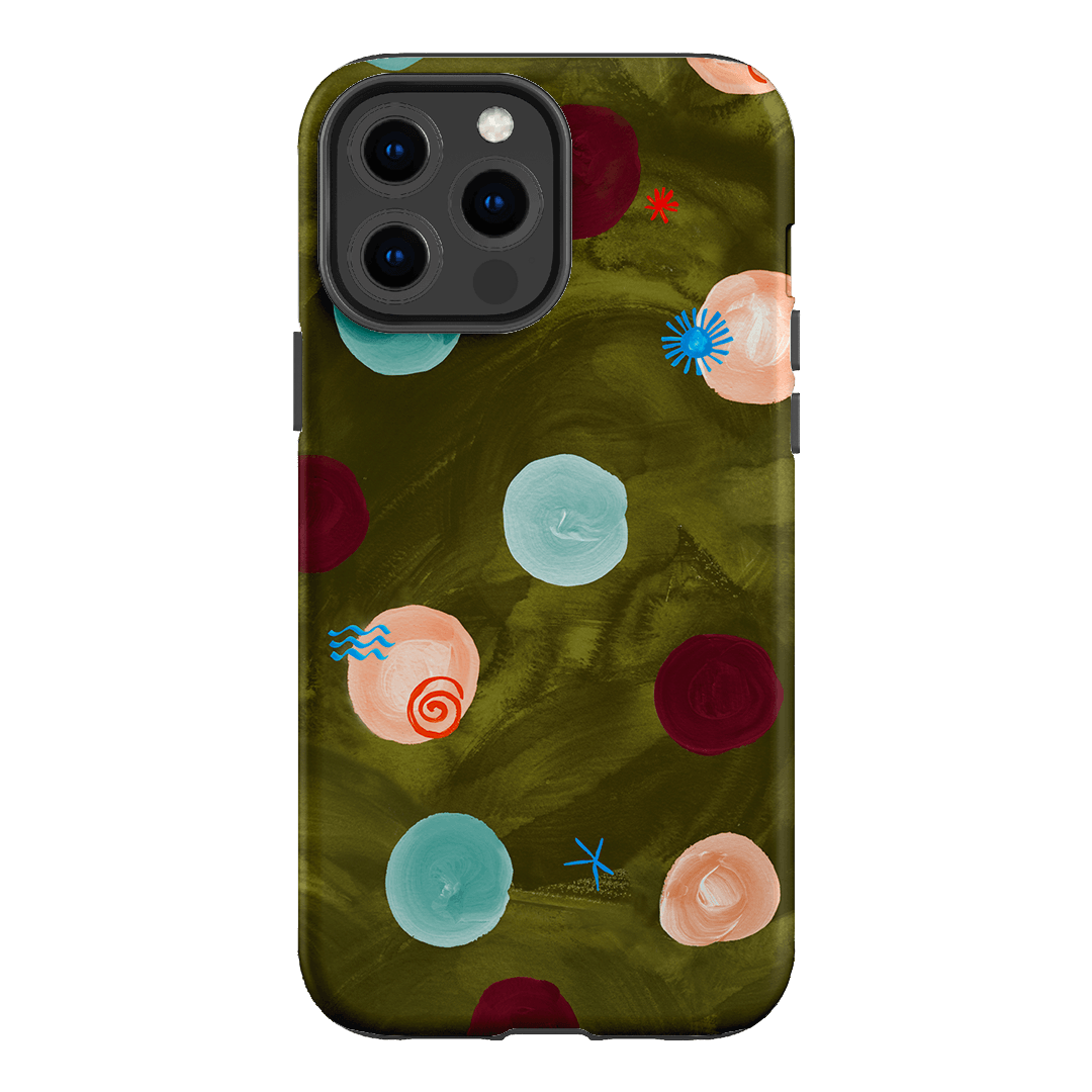 Olive Spot Printed Phone Cases iPhone 13 Pro Max / Armoured by Charlie Taylor - The Dairy