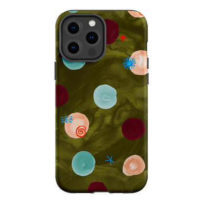 Olive Spot Printed Phone Cases iPhone 13 Pro Max / Armoured by Charlie Taylor - The Dairy