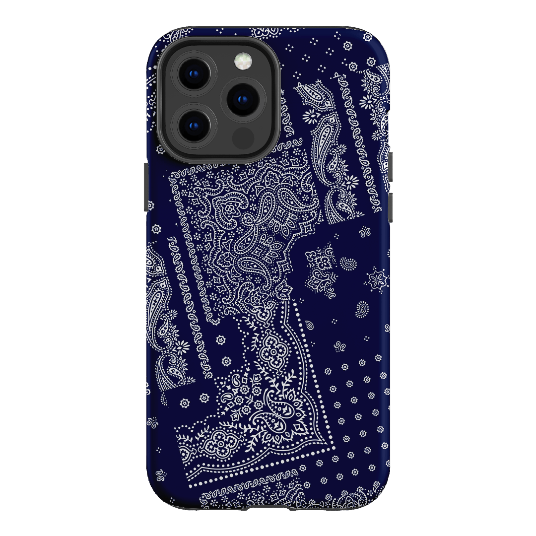 Paisley Indigo Printed Phone Cases iPhone 13 Pro Max / Armoured by The Dairy - The Dairy