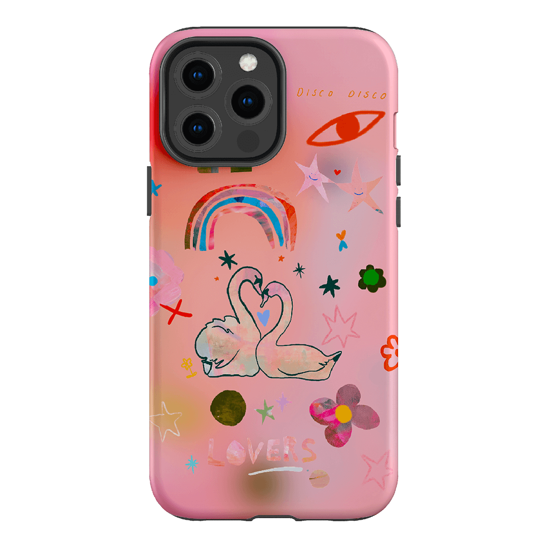 Pink Swan Printed Phone Cases iPhone 13 Pro Max / Armoured by Kate Eliza - The Dairy