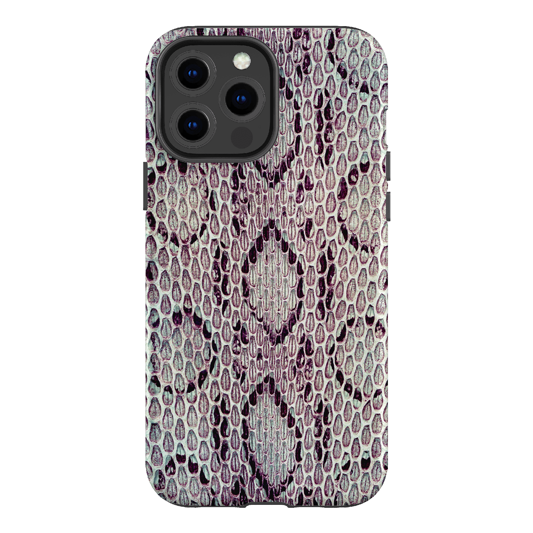 Plum Python Printed Phone Cases iPhone 13 Pro Max / Armoured by The Dairy - The Dairy