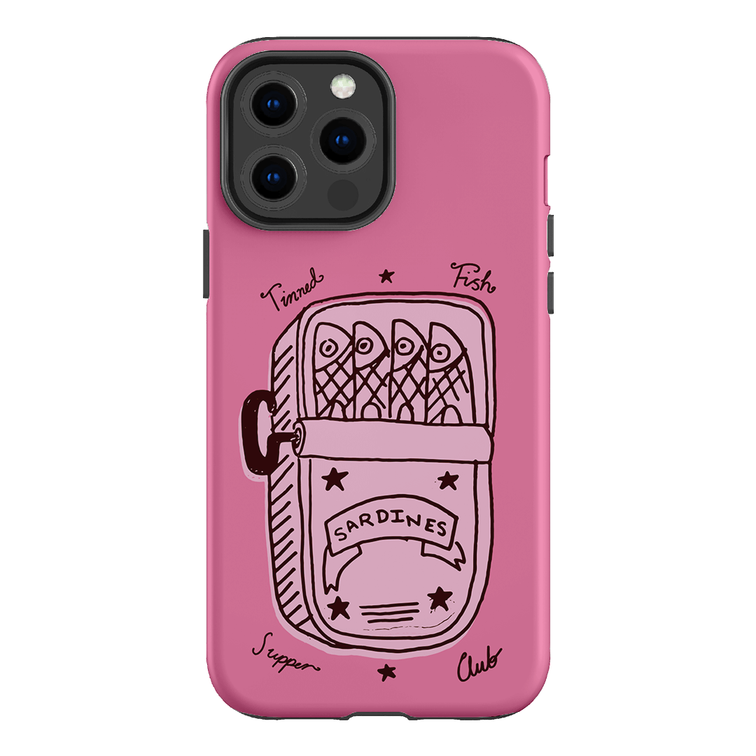 Sardine Social Pink Printed Phone Cases iPhone 13 Pro Max / Armoured by The Dairy - The Dairy