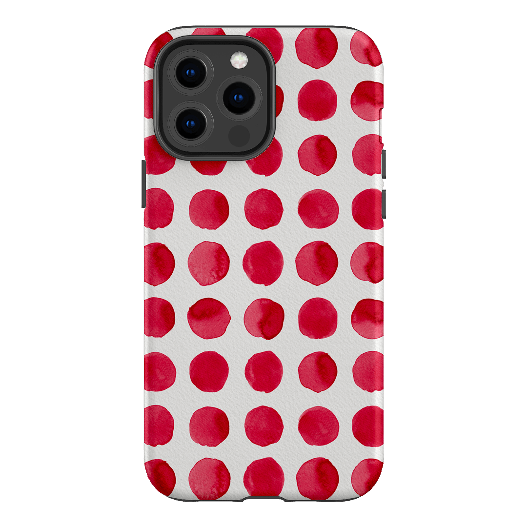 Spots in Red Printed Phone Cases by The Dairy - The Dairy