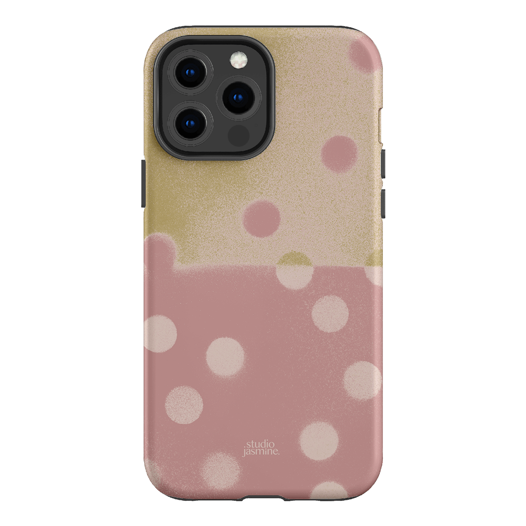 Strawberry Polka Dot Printed Phone Cases iPhone 13 Pro Max / Armoured by Jasmine Dowling - The Dairy