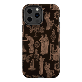 Symposium Burnt Umber Printed Phone Cases iPhone 13 Pro Max / Armoured by Veronica Tucker - The Dairy