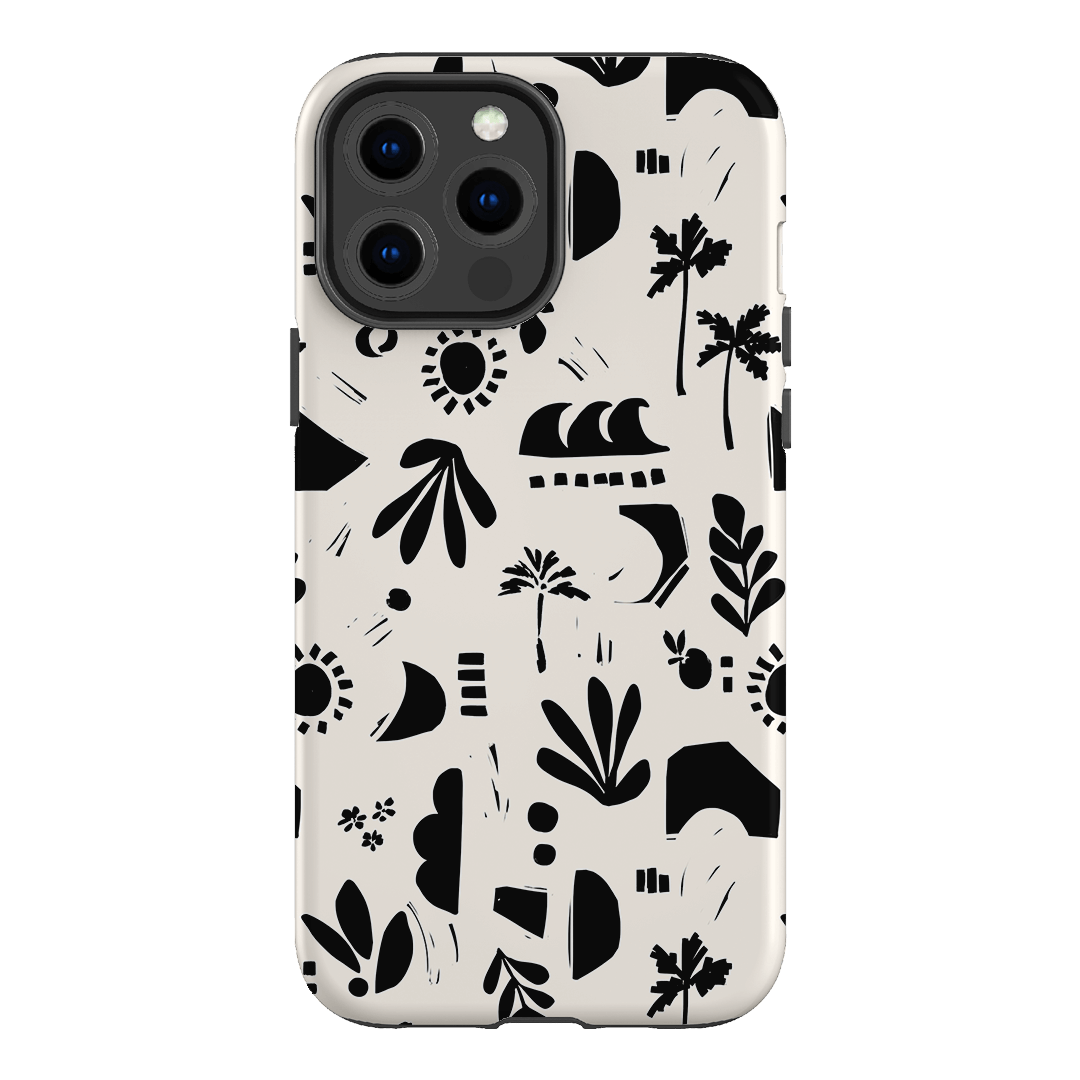 Inky Beach Printed Phone Cases iPhone 13 Pro Max / Armoured by Charlie Taylor - The Dairy