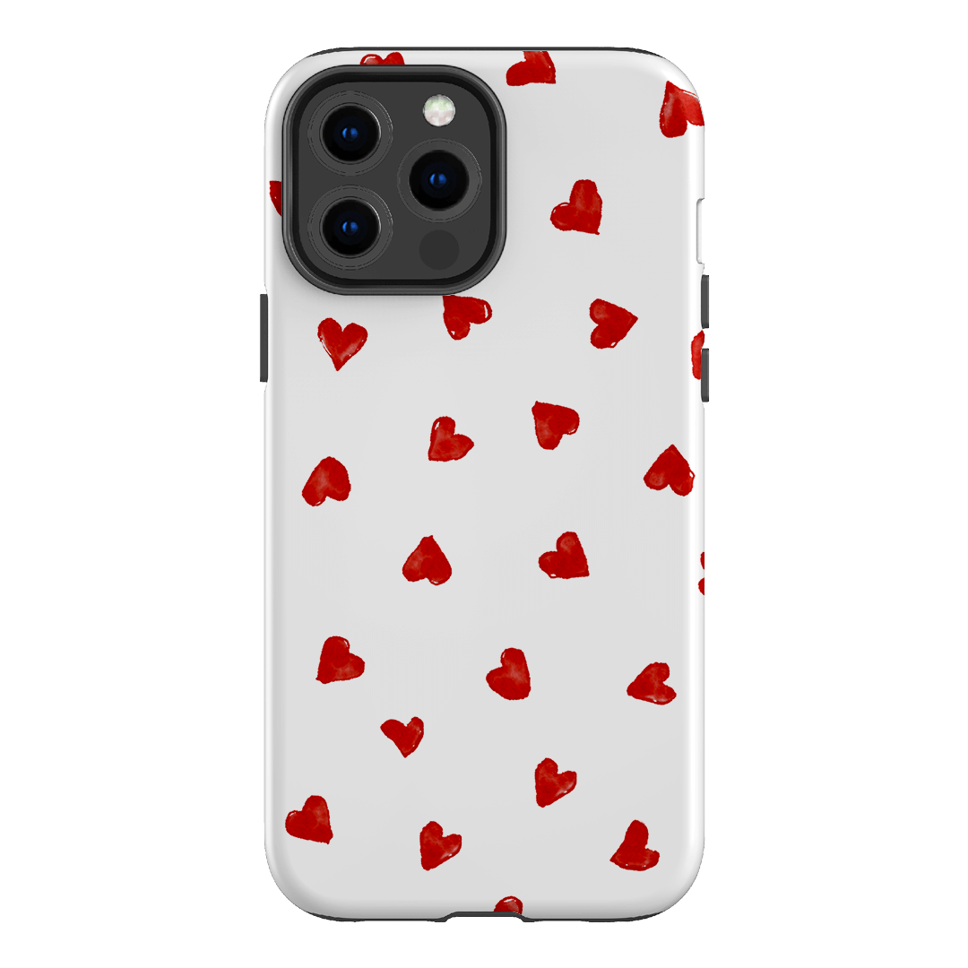 Love Hearts Printed Phone Cases iPhone 13 Pro Max / Armoured by Oak Meadow - The Dairy