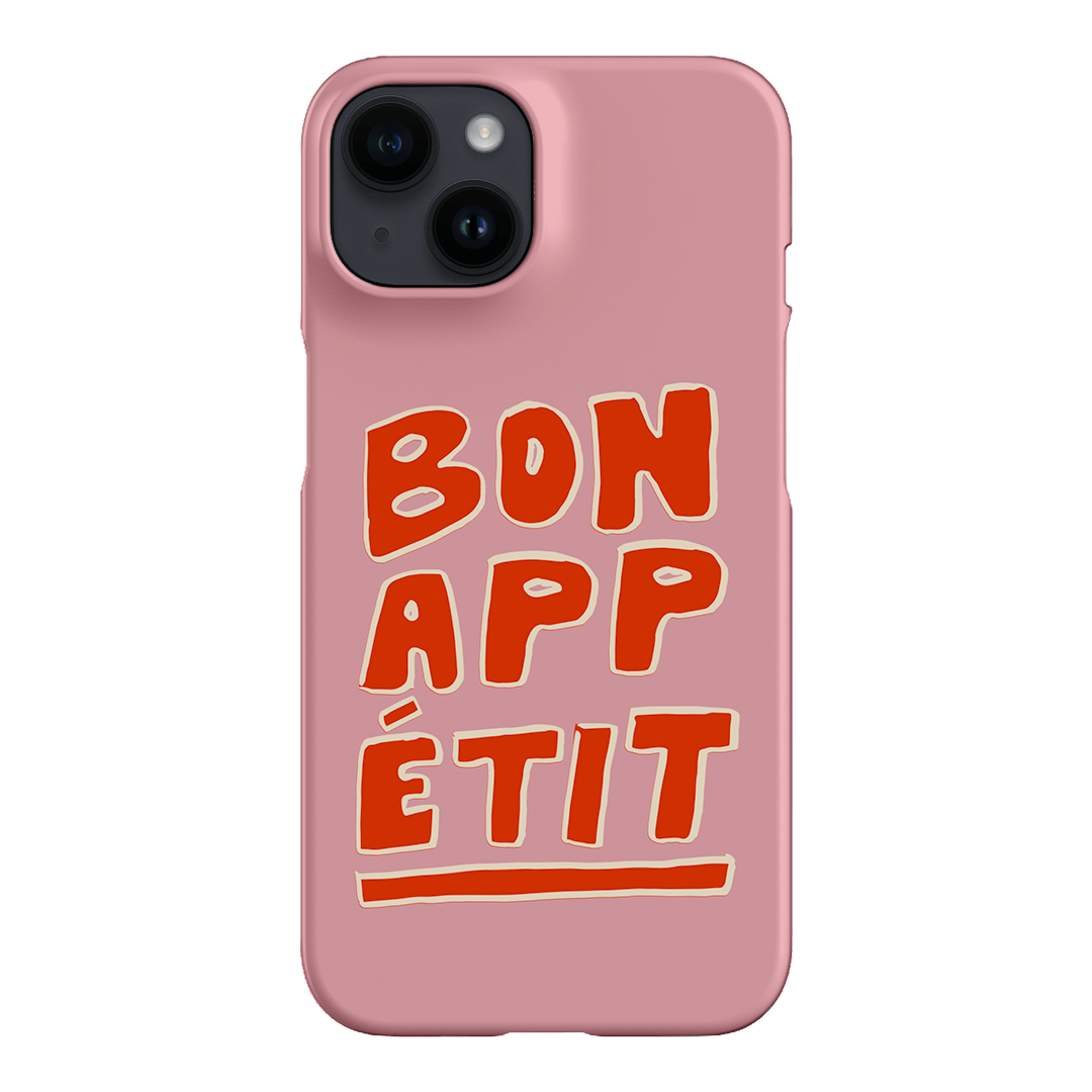 Bon Appetit Pink Printed Phone Cases iPhone 14 / Snap by The Dairy - The Dairy