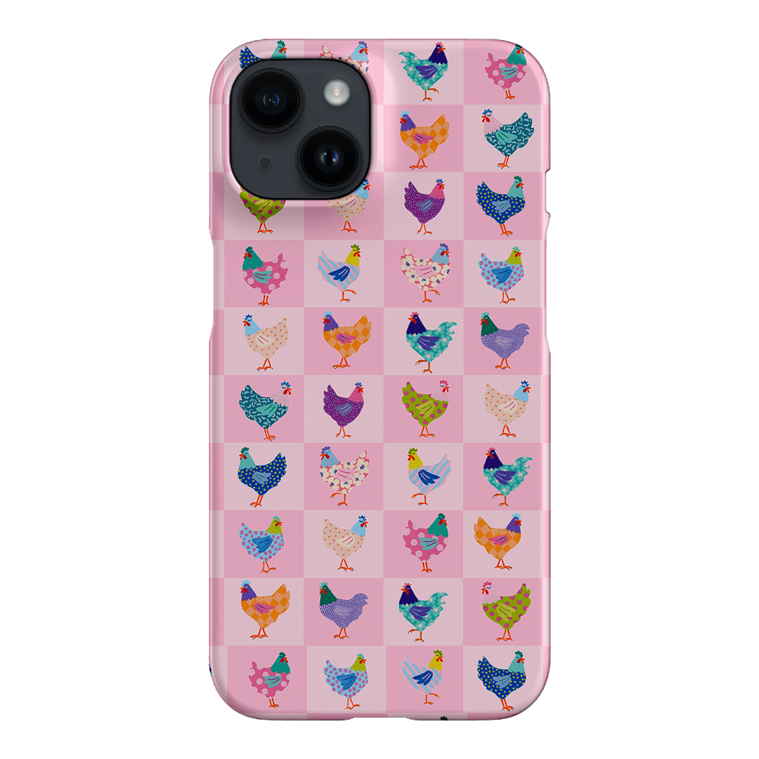 Checkered Chickens Printed Phone Cases iPhone 14 / Snap by Kayla Henley - The Dairy