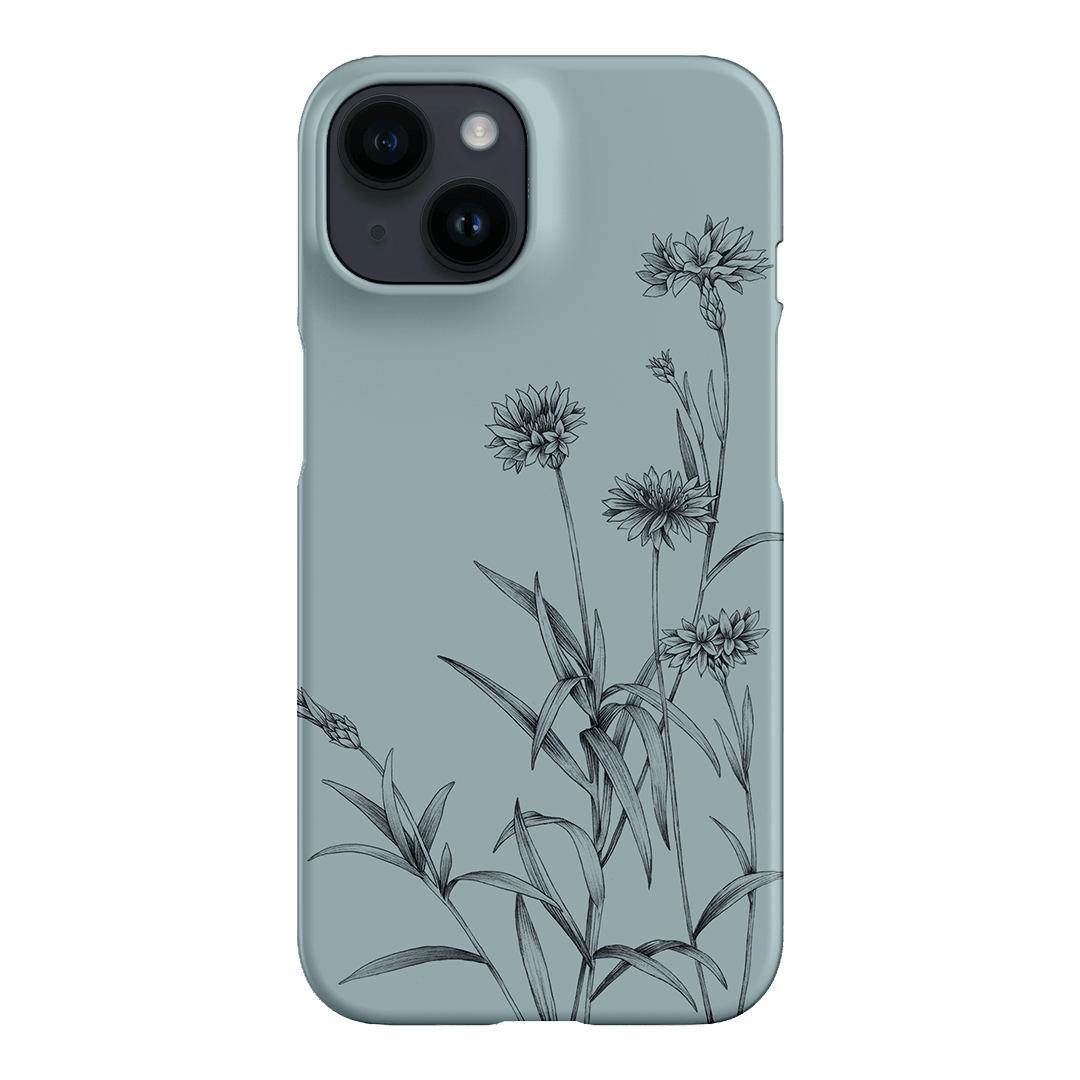 Cornflowers Study Printed Phone Cases iPhone 14 / Snap by Typoflora - The Dairy