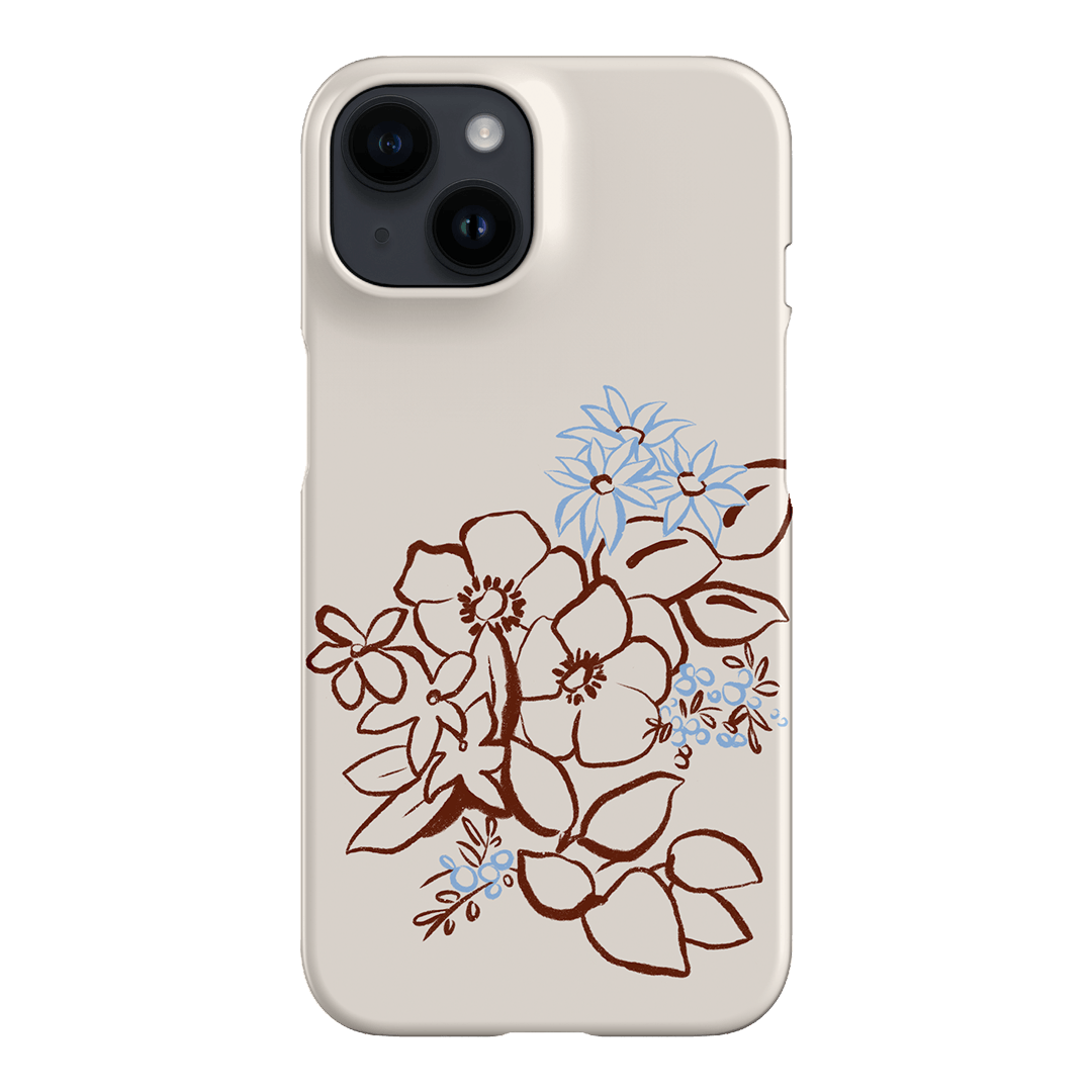 Cream Posy Printed Phone Cases iPhone 14 / Snap by Typoflora - The Dairy