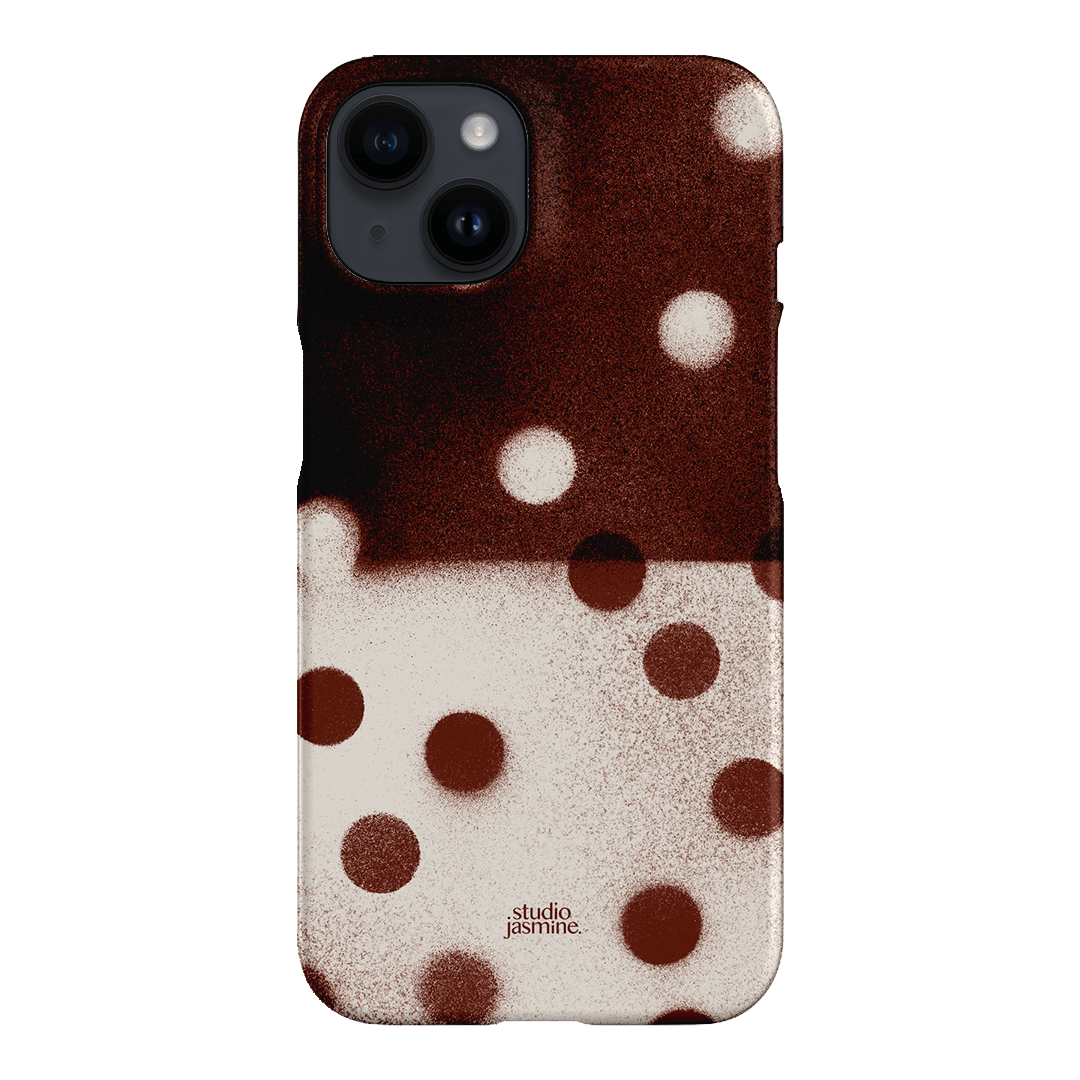 Espresso Polka Dot Printed Phone Cases iPhone 14 / Snap by Jasmine Dowling - The Dairy