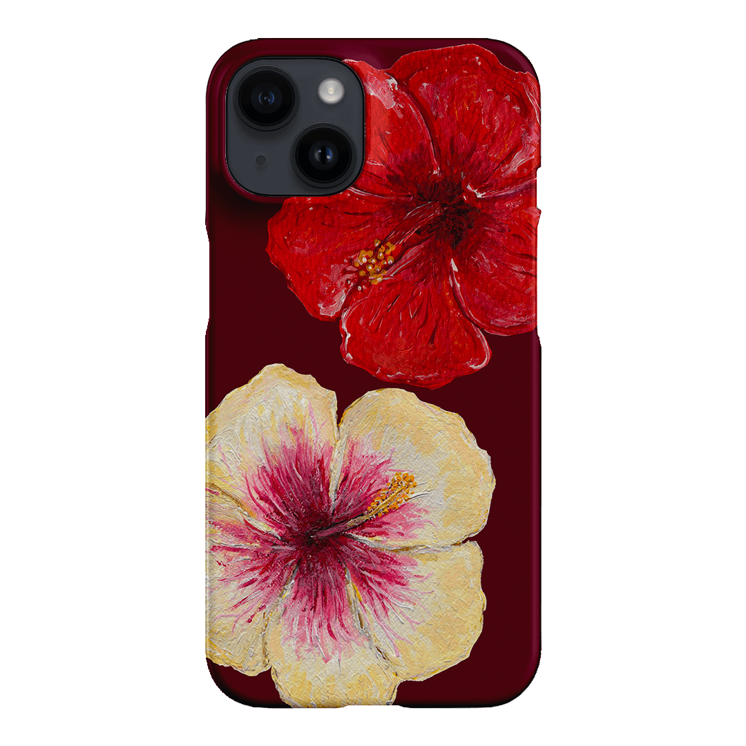 Hibiscus Flower Printed Phone Cases iPhone 14 / Snap by BG. Studio - The Dairy