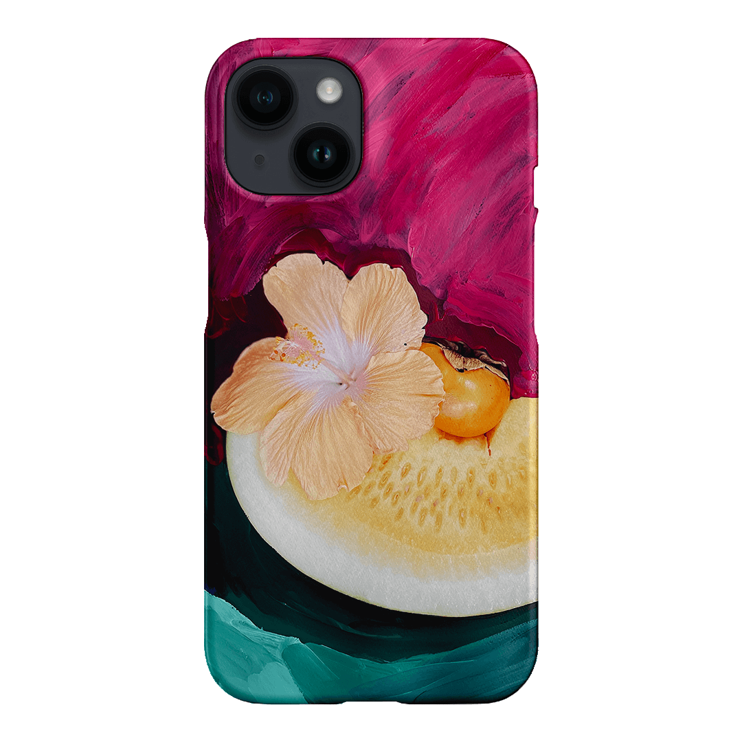 Hibiscus Melon Printed Phone Cases iPhone 14 / Snap by Nicole Nelius - The Dairy