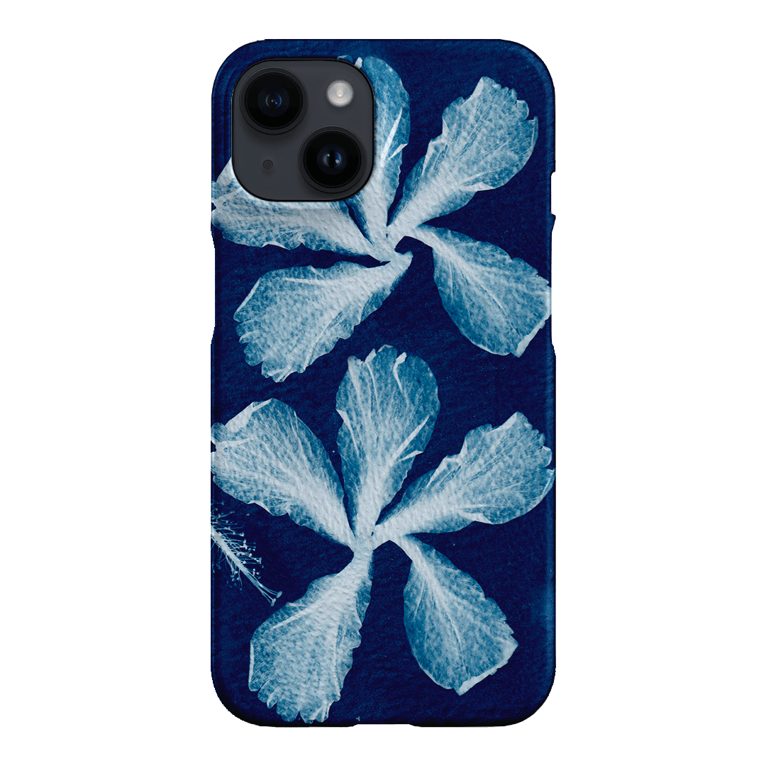Hibiscus Cyanotype Printed Phone Cases iPhone 14 / Snap by Sally Hungerford - The Dairy