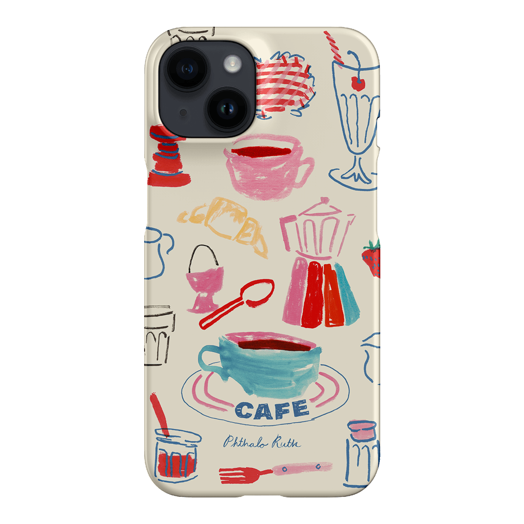 Home Cafe Printed Phone Cases iPhone 14 / Snap by Phthalo Ruth - The Dairy