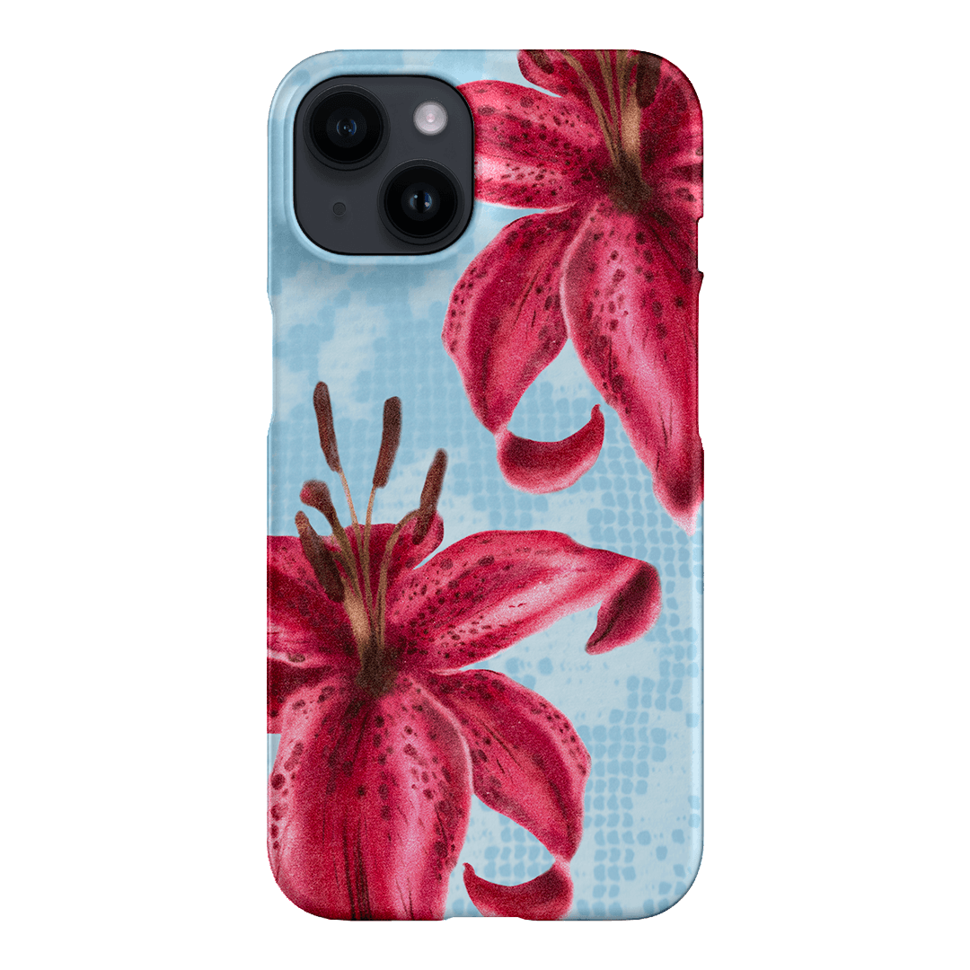 Lillies Printed Phone Cases iPhone 14 / Snap by Sally Hungerford - The Dairy