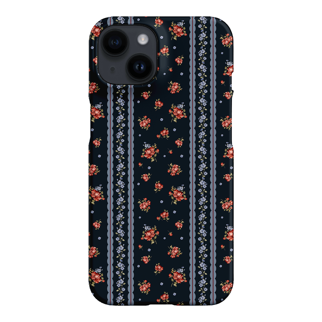 Midnight Stripe Printed Phone Cases iPhone 14 / Snap by Kasiags Art - The Dairy