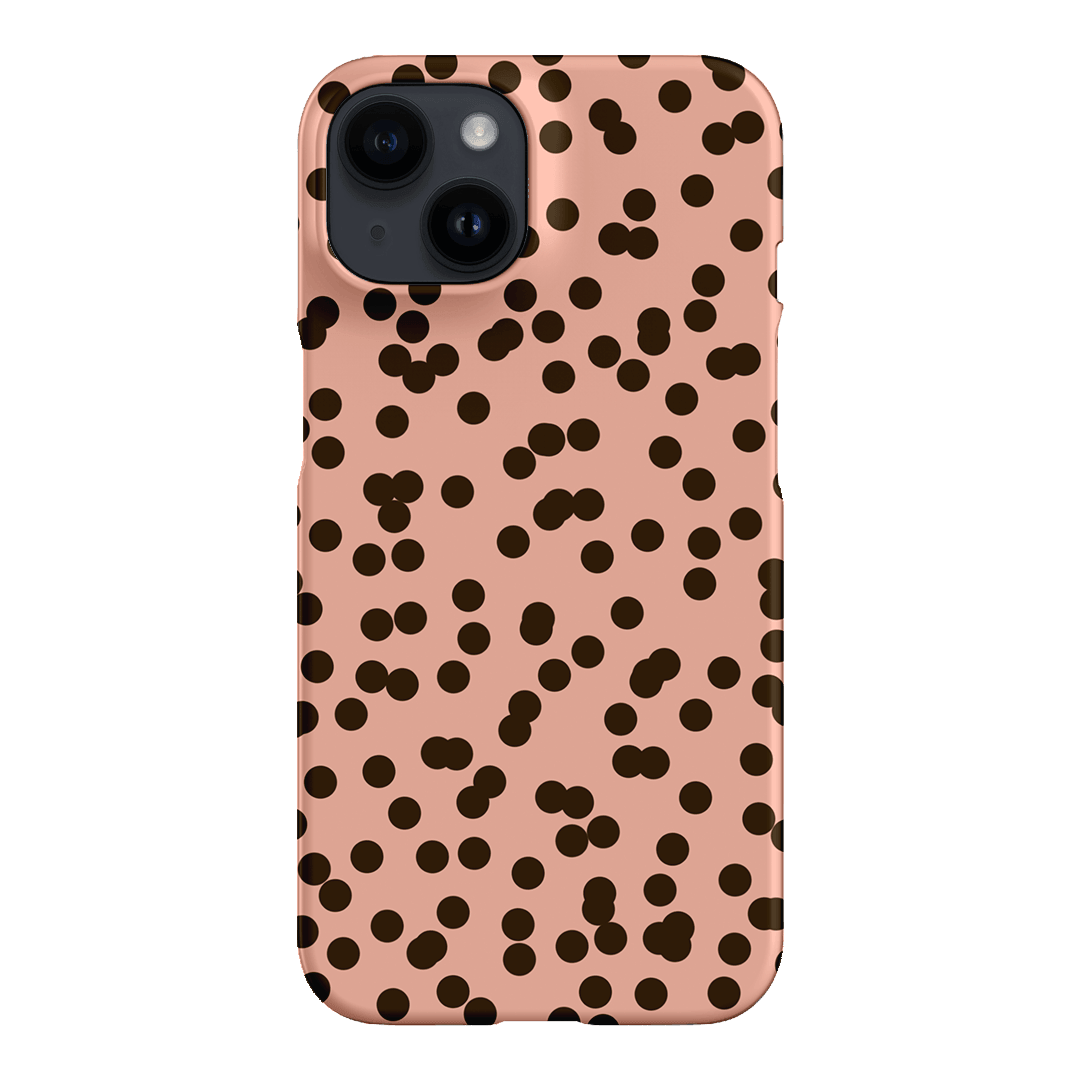 Mini Confetti Pink Chocolate Printed Phone Cases iPhone 14 / Snap by Veronica Tucker - The Dairy