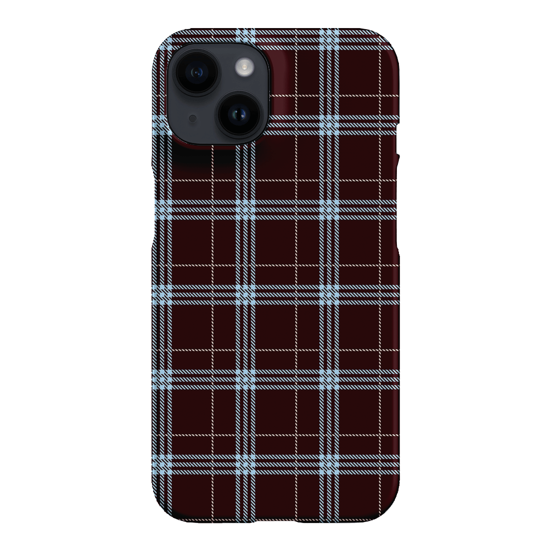 Mocha Plaid Printed Phone Cases iPhone 14 / Snap by The Dairy - The Dairy