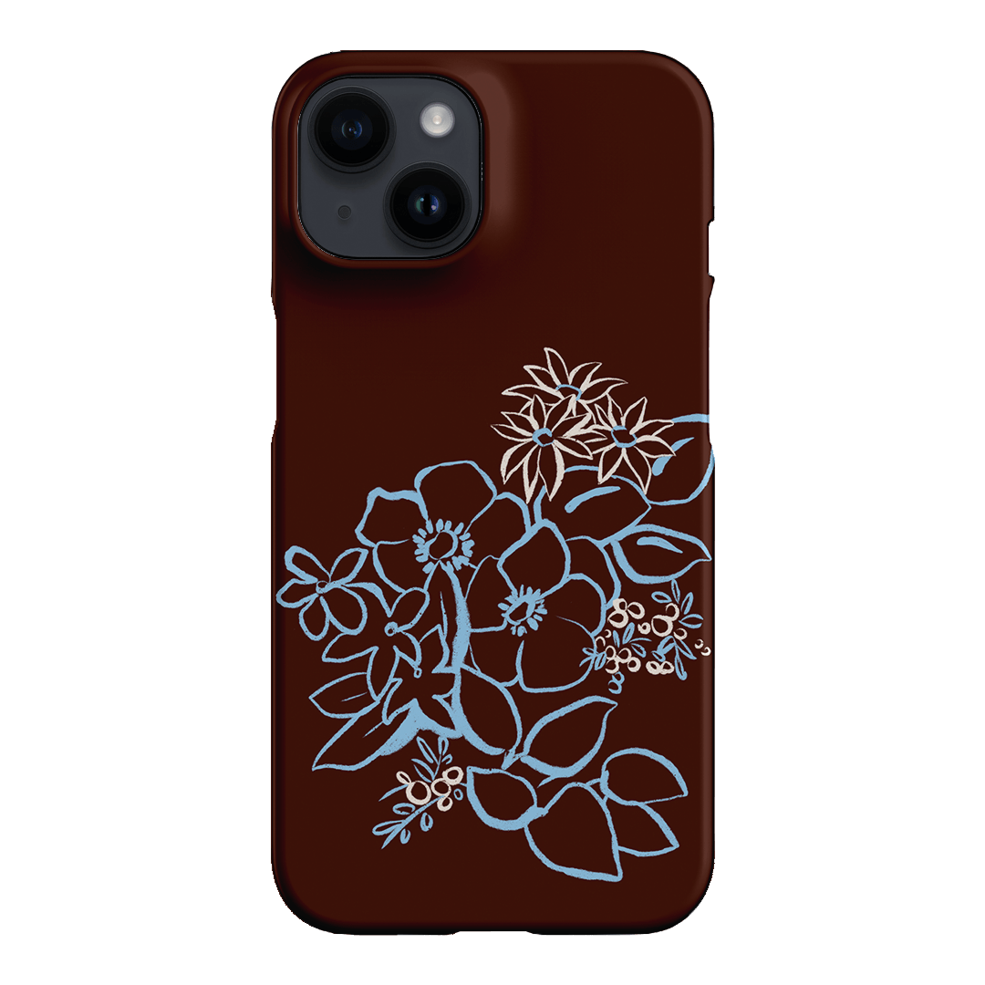 Mocha Posy Printed Phone Cases iPhone 14 / Snap by Typoflora - The Dairy