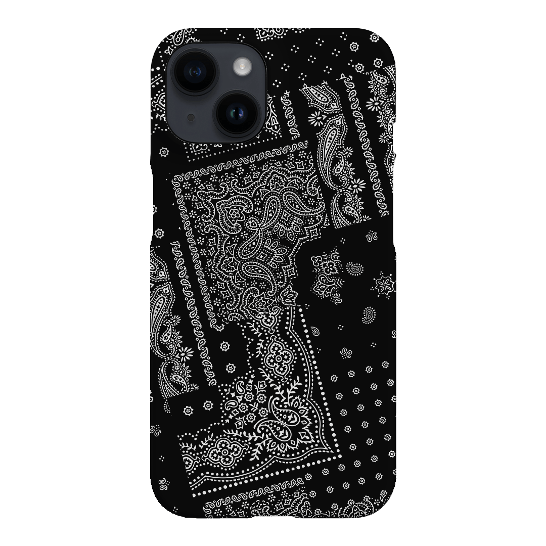 Paisley Noir Printed Phone Cases iPhone 14 / Snap by The Dairy - The Dairy