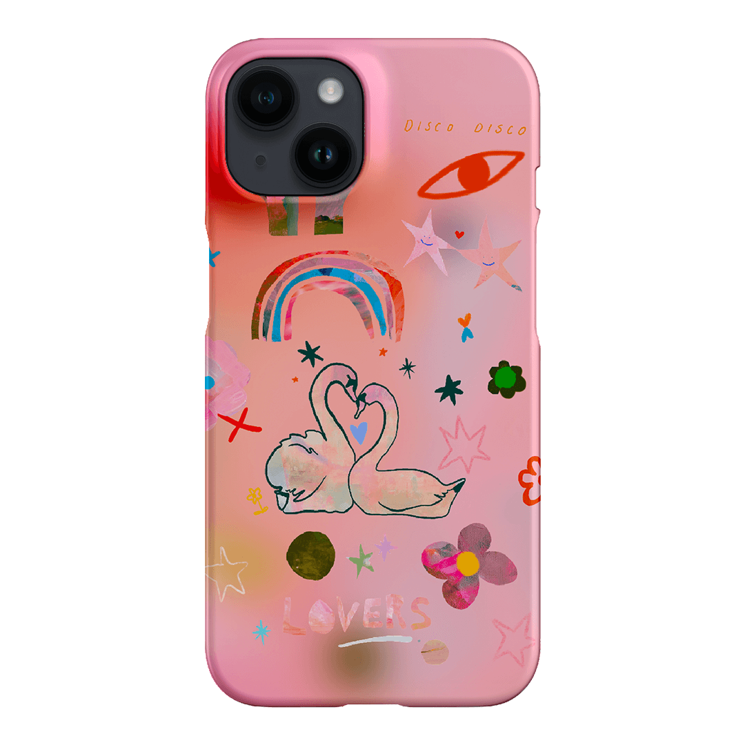 Pink Swan Printed Phone Cases iPhone 14 / Snap by Kate Eliza - The Dairy