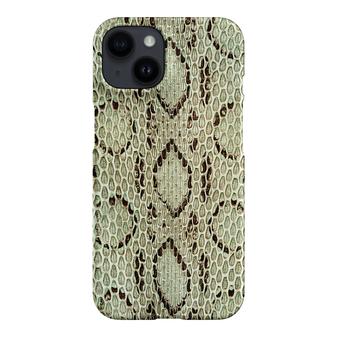 Pistachio Python Printed Phone Cases iPhone 14 / Snap by The Dairy - The Dairy