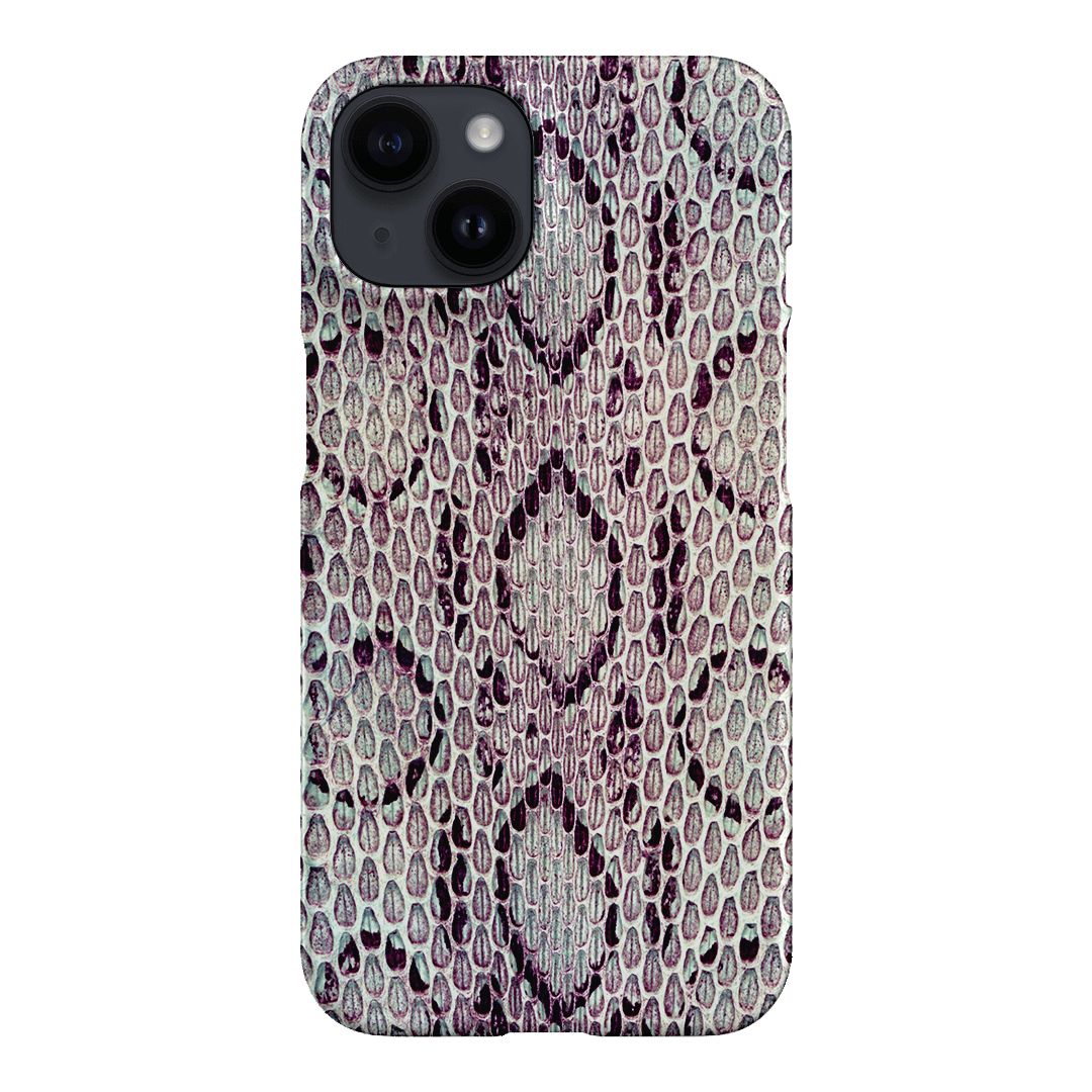 Plum Python Printed Phone Cases iPhone 14 / Snap by The Dairy - The Dairy