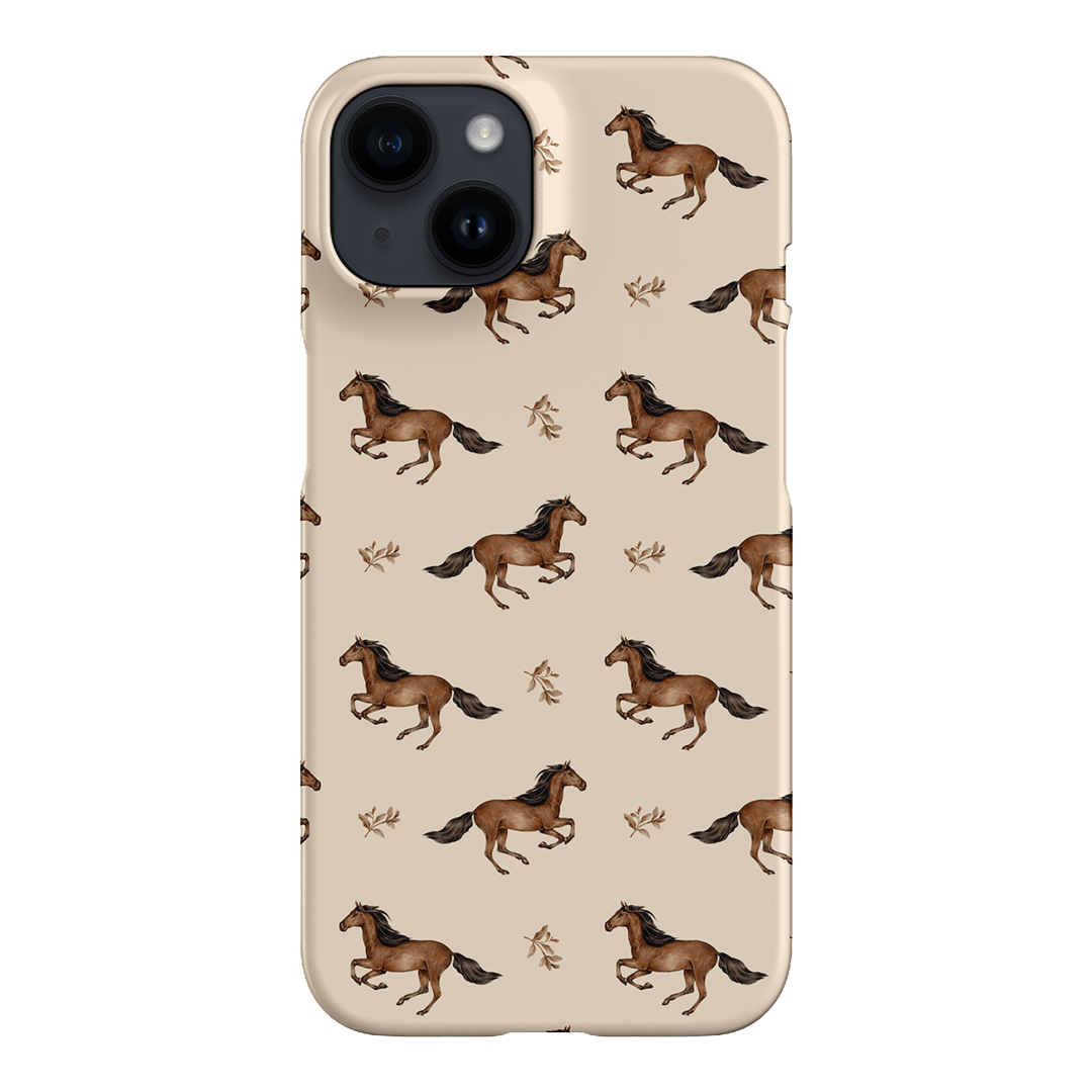 Running Horse Printed Phone Cases iPhone 14 / Snap by Kasiags Art - The Dairy