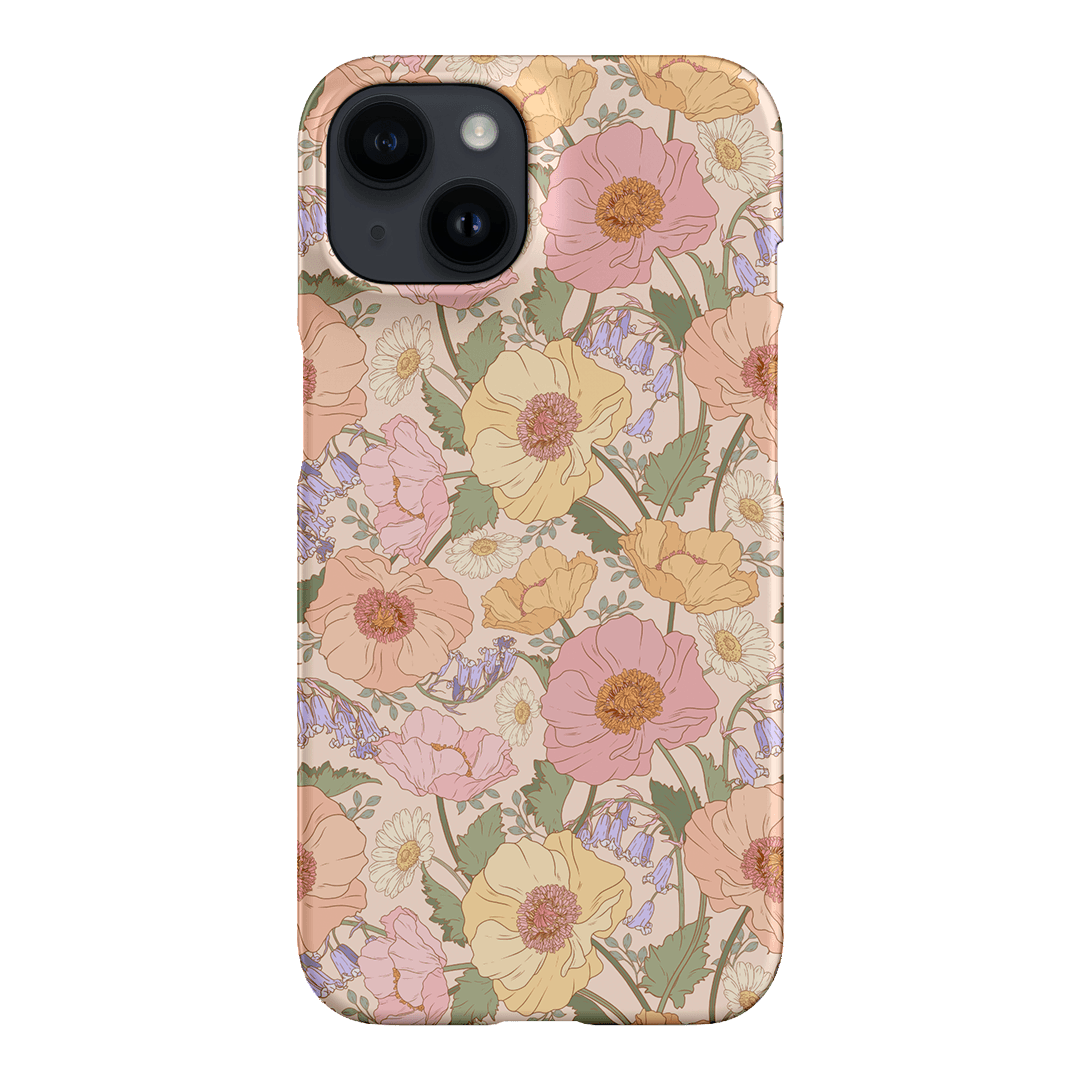 Spring Poppy Printed Phone Cases iPhone 14 / Snap by Kasiags Art - The Dairy