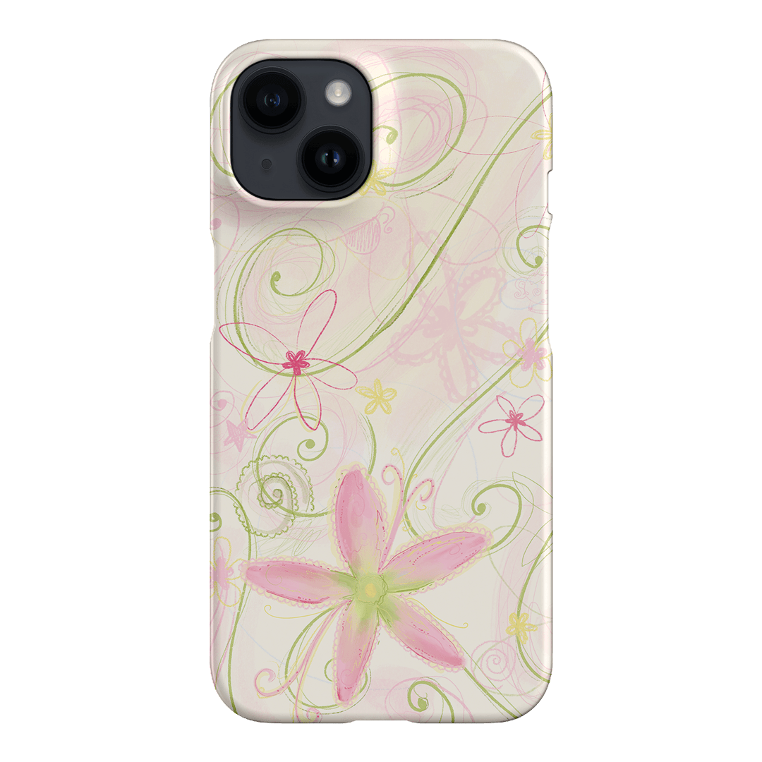 Swirl Pink Printed Phone Cases iPhone 14 / Snap by Kayla Carr - The Dairy